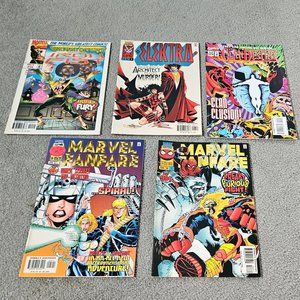 " Iron Fist, Elektra, Clan Destine, Marvel Fanfare" Marvel Comic Set